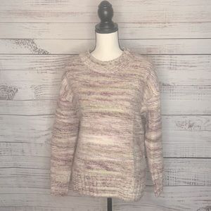 Multi-colored oversized sweater